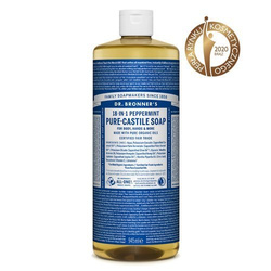 Mydło kastylijskie w płynie 18w1 Dr. Bronner's miętowe 945 ml.