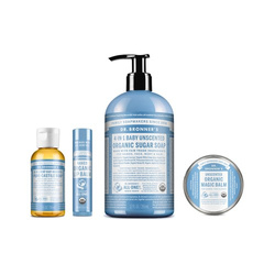Zestaw Dr. Bronner's baby mild 4 produkty bezzapachowe