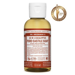 Mydło kastylijskie w płynie 18w1 Dr. Bronner's eukaliptusowe 60 ml.