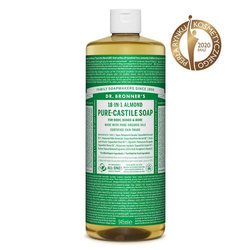 Mydło kastylijskie w płynie 18w1 Dr. Bronner's migdałowe 945 ml.