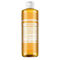 Mydło kastylijskie w płynie 18w1 Dr. Bronner's cytrusowo-pomarańczowe 475 ml.