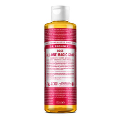 Mydło kastylijskie w płynie 18w1 Dr. Bronner's różane 240 ml.