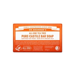 Mydło w kostce Dr. Bronner's - drzewo herbaciane 140g