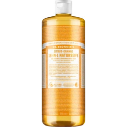 Mydło kastylijskie w płynie 18w1 Dr. Bronner's cytrusowo-pomarańczowe 945 ml.