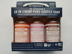 Mydło w płynie kastylijskie 18w1 Dr. Bronner's 60 ml. 3 – pack III