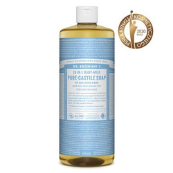 Mydło kastylijskie w płynie 18w1 Dr. Bronner's baby mild 945 ml.