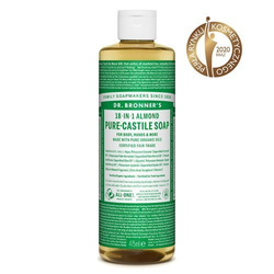 Mydło kastylijskie w płynie 18w1 Dr. Bronner's migdałowe 475 ml.