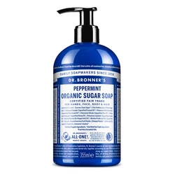 Mydło Organic Sugar Soap 4w1 Dr. Bronner's miętowe 355 ml.
